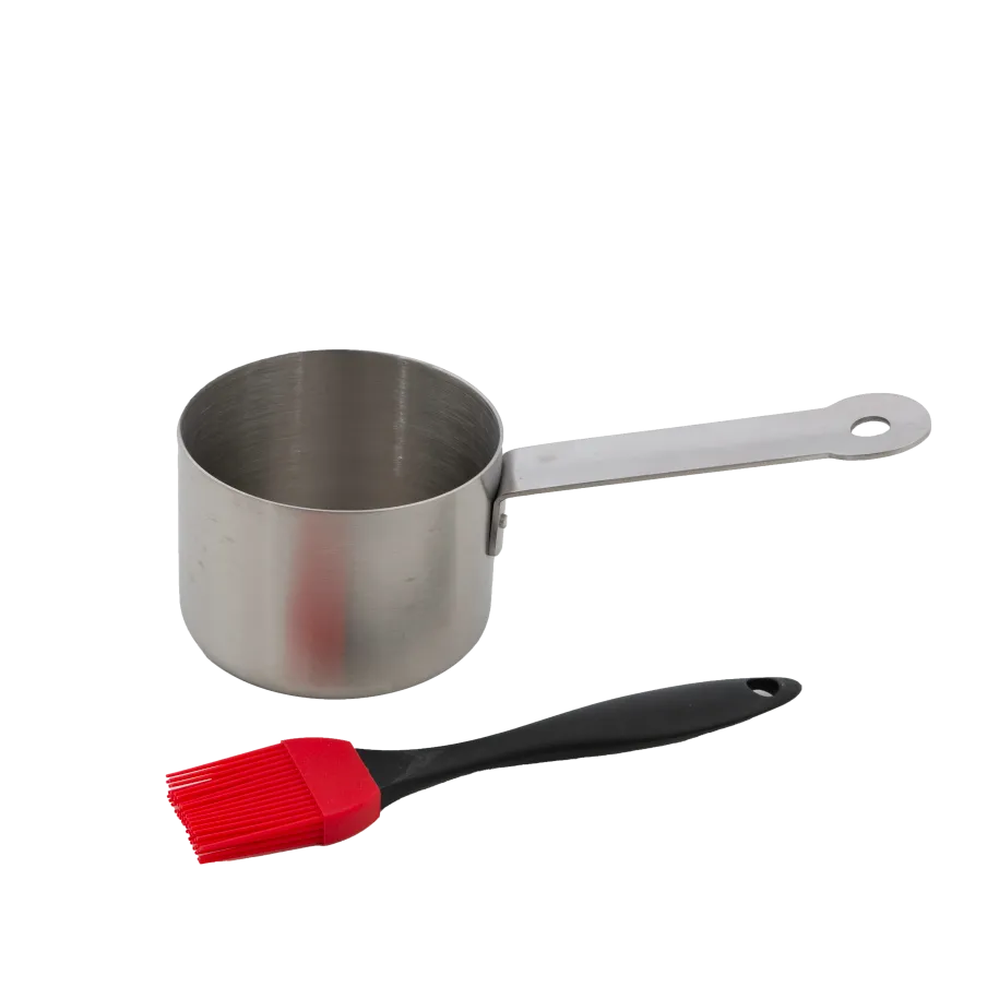 Barbecook sausgryte med pensel 23 x 7,5 x 10,5 cm rustfritt stål