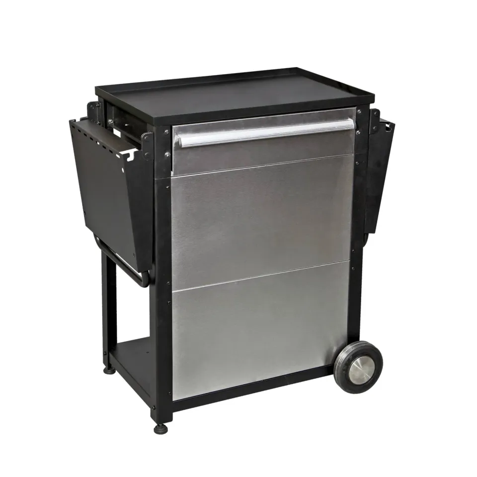 Camp Chef Patio Cart grillvogn med sammenleggbare sidehyller