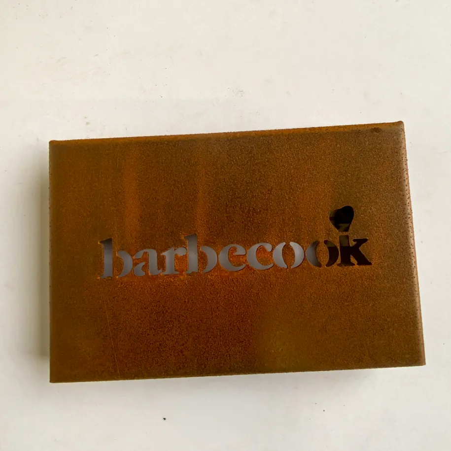 Barbecook Panel with Barbecook logo Nestor Corten grillpanel