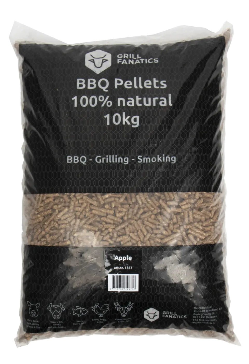 Grill Fanatics BBQ Pellets Appel grillpellets eple