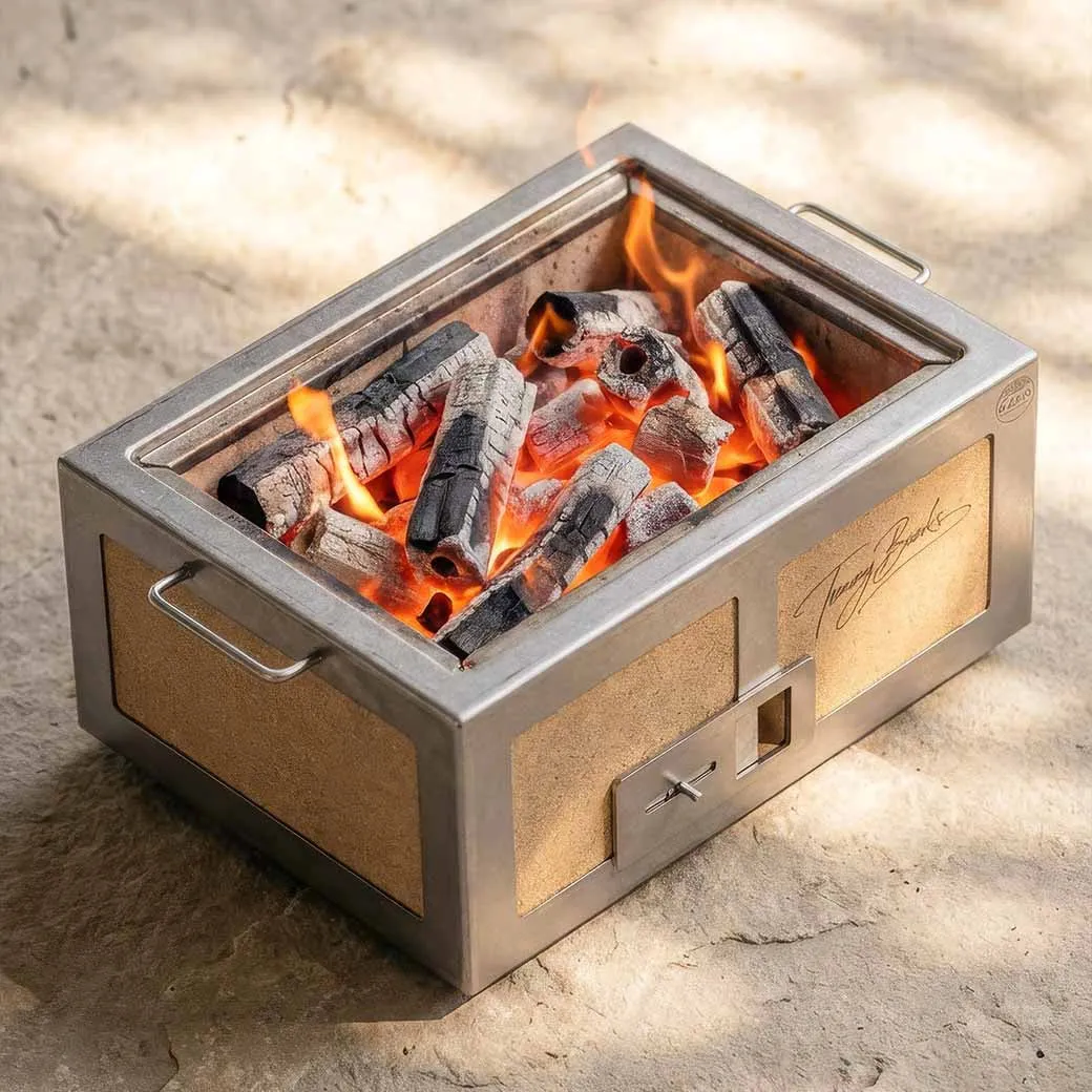 Kasai Medium Wide Konro-grill Tommy Banks Edition 350 × 460 mm