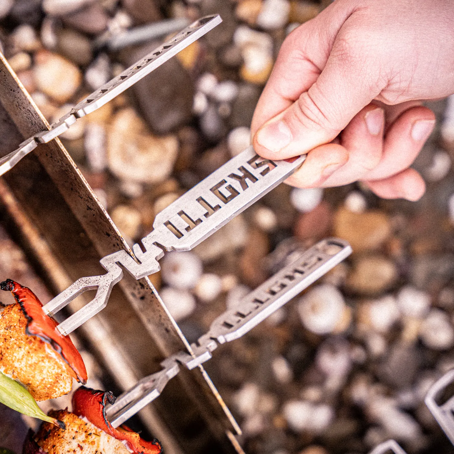 SKOTTI PIKES grillspyd 6 stk, dobbeltspyd