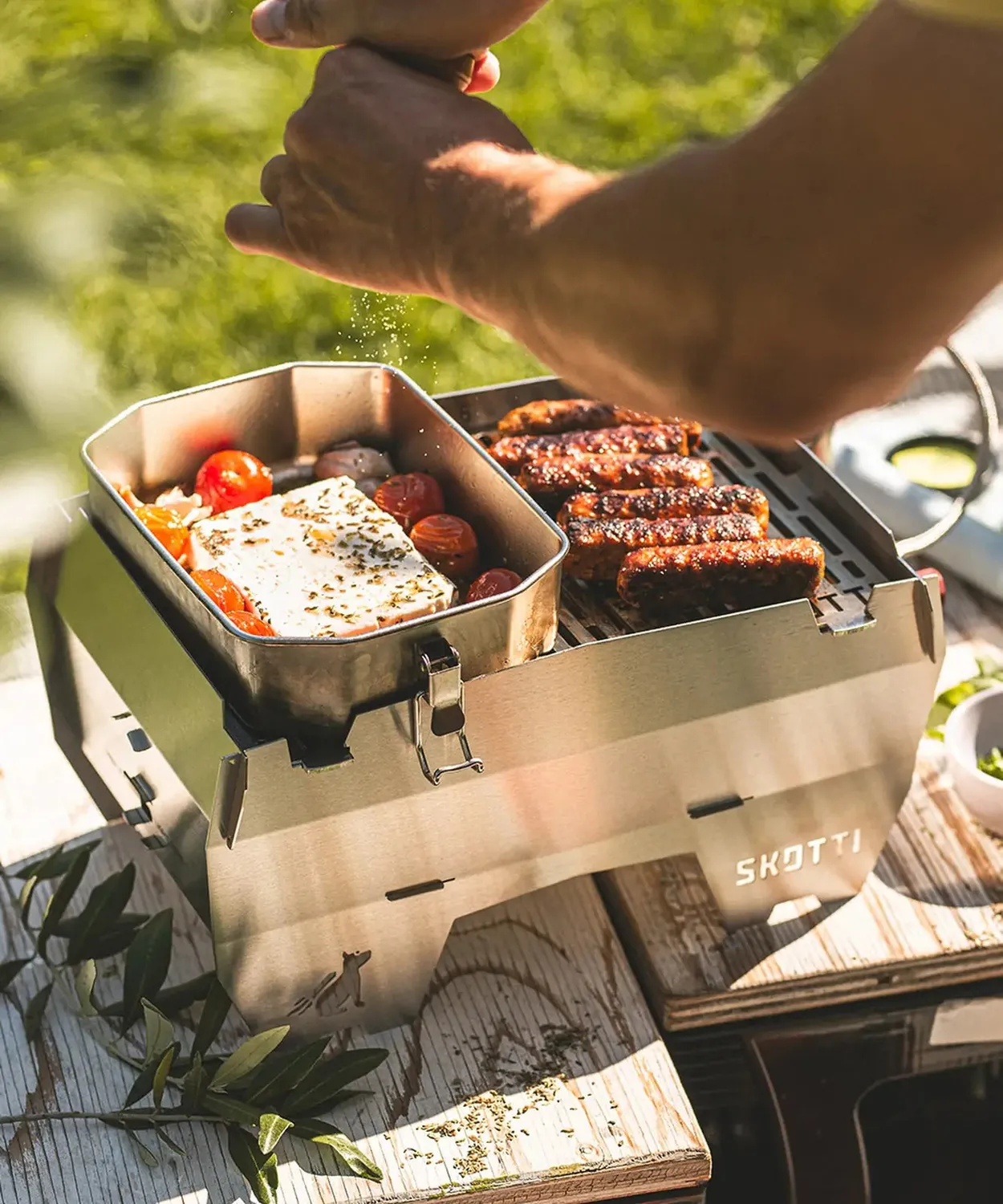 SKOTTI COOKING BUNDLE grillpakke med bokser 1 og 2,5 liter