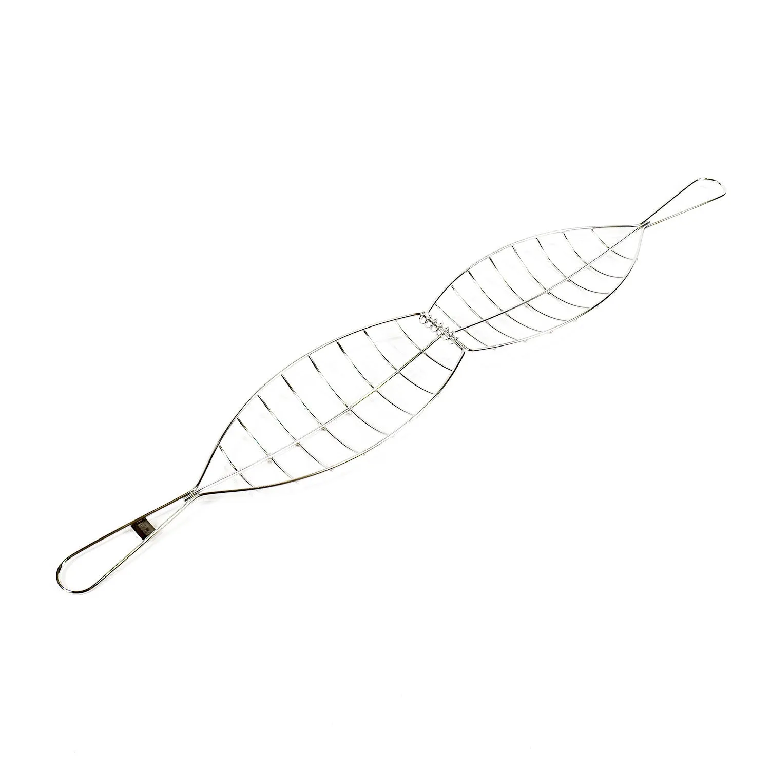 Kasai Stainless Steel Fish Grilling Basket fiskekurv medium 31 x 13 cm rustfritt stål