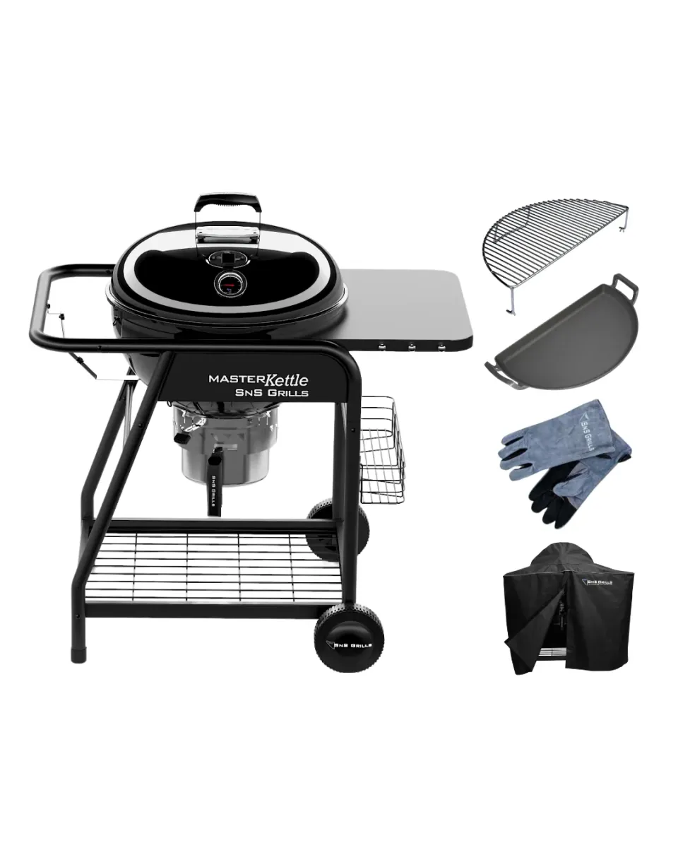SnS Grills MasterKettle Platinum Bundle kullgrill komplett grillpakke