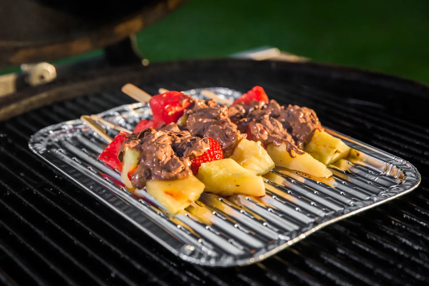 Grill Fanatics bambusspyd 18 cm med håndtak