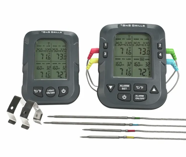 SnS Grills SnS-500 Digital Thermometer grilltermometer 4 prober