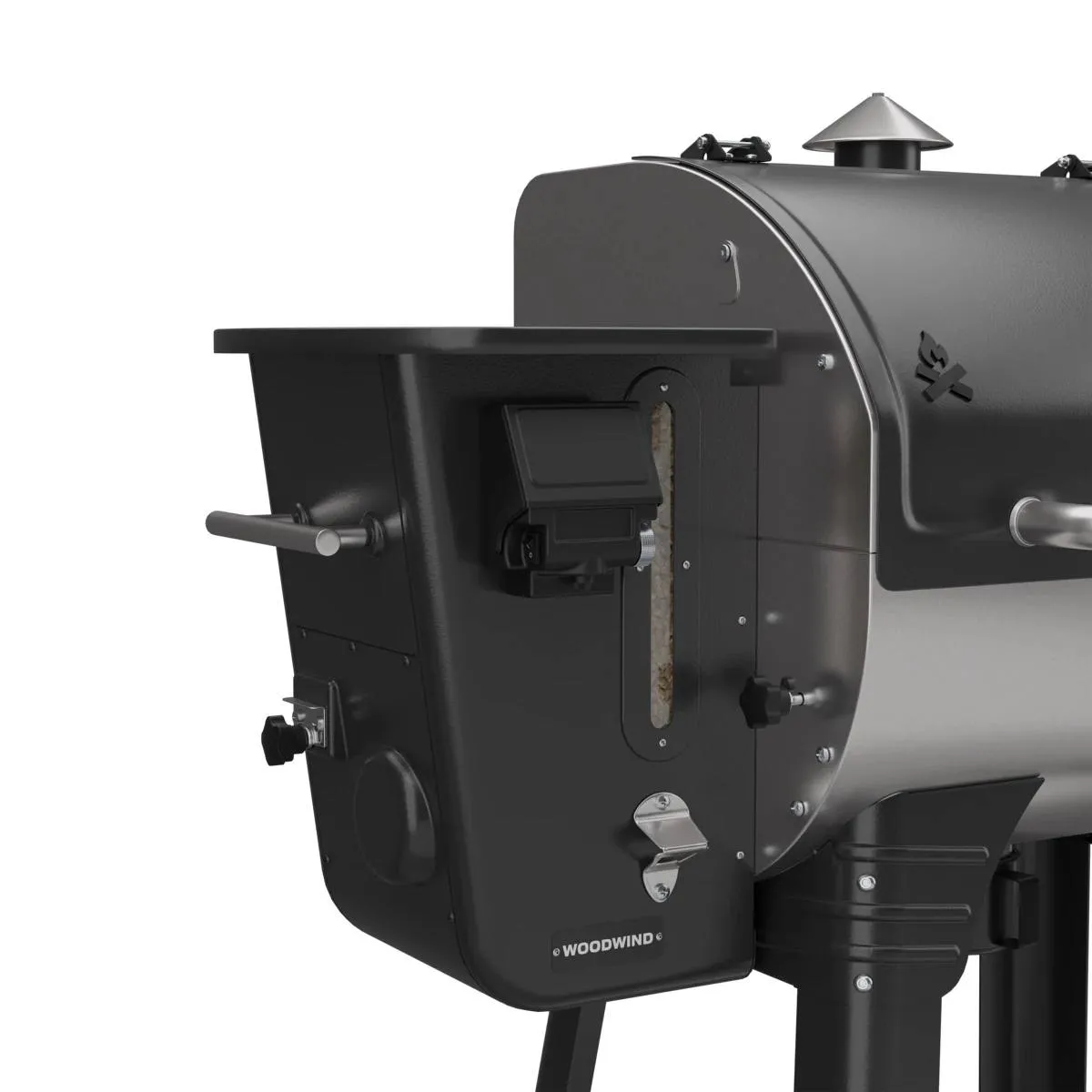 Camp Chef Woodwind 24 pelletgrill Sidekick Sear, Side Shelf