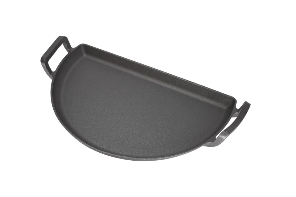 SnS Grills Drip ’N Griddle Pan 22 tommer støpejernspanne til grill
