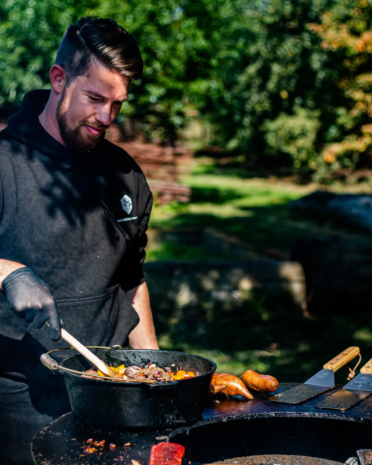 Grill Fanatics Hamburger Flipper grillspade i rustfritt stål