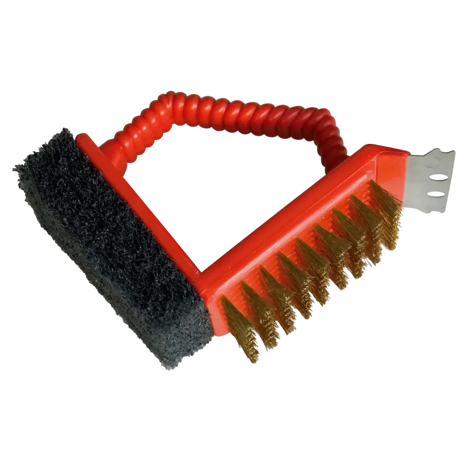 Barbecook 3-in-1 brush grillbørste rød