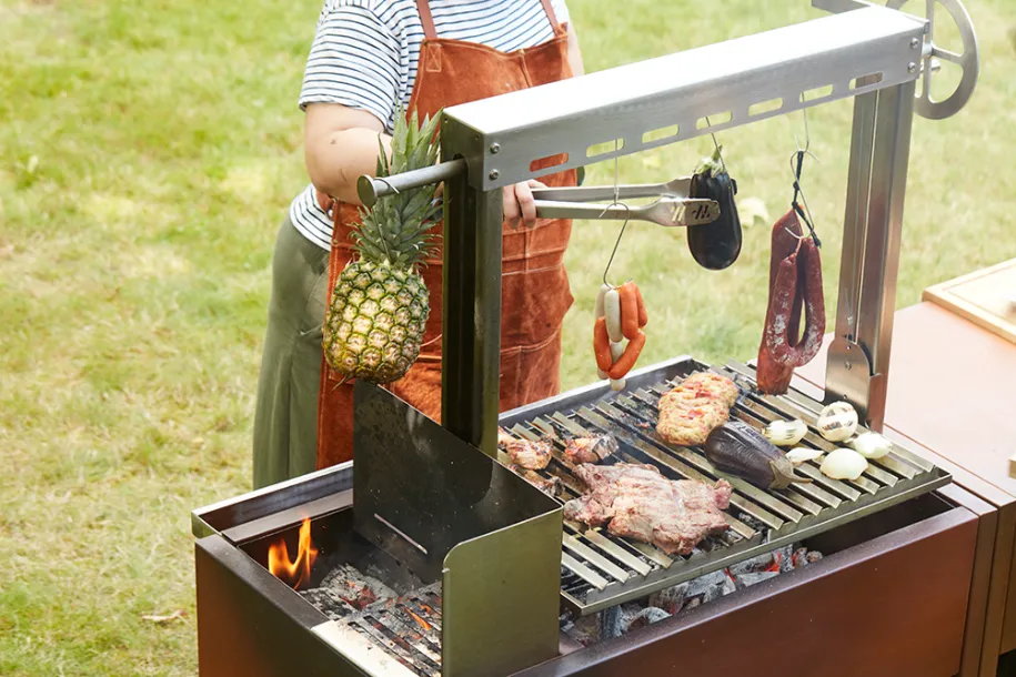 Barbecook Pedro argentinsk grill med justerbar parrillarist