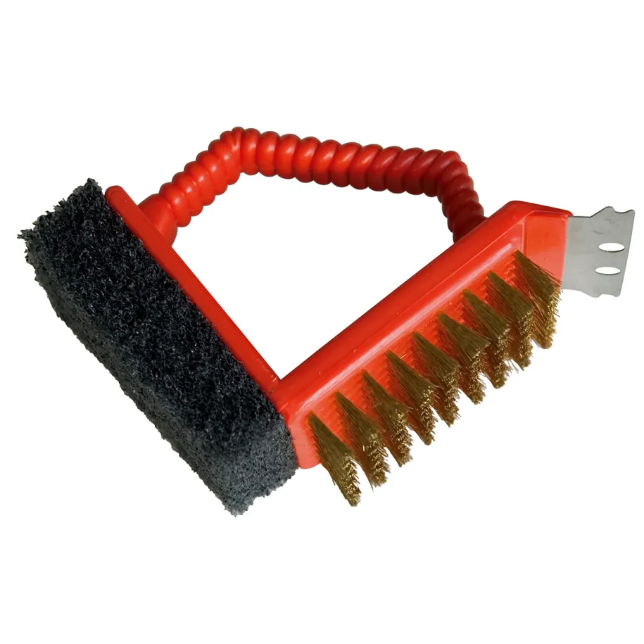 Barbecook 3-in-1 brush grillbørste rød