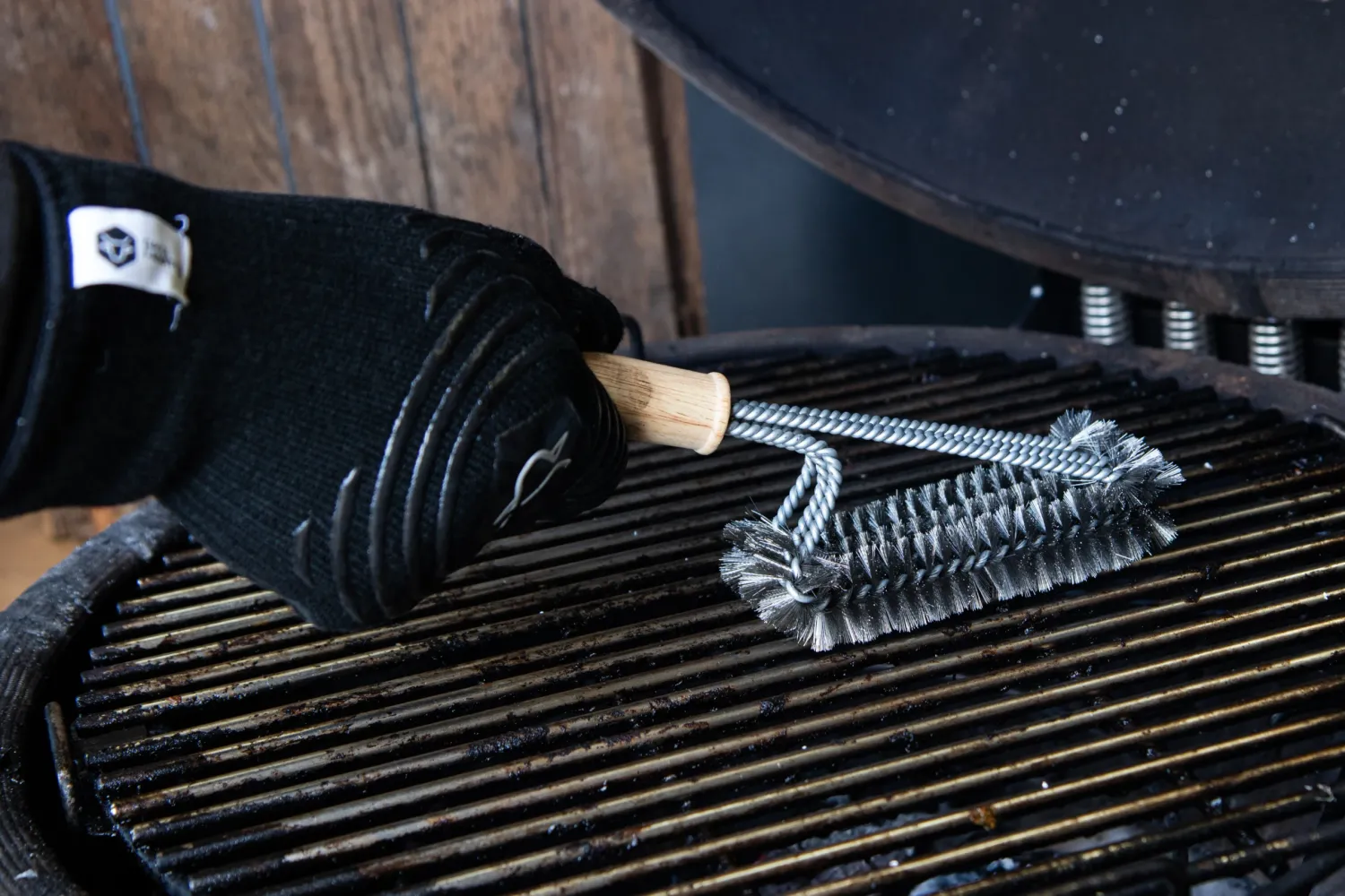 Grill Fanatics BBQ grillbørste med 3 børstehoder