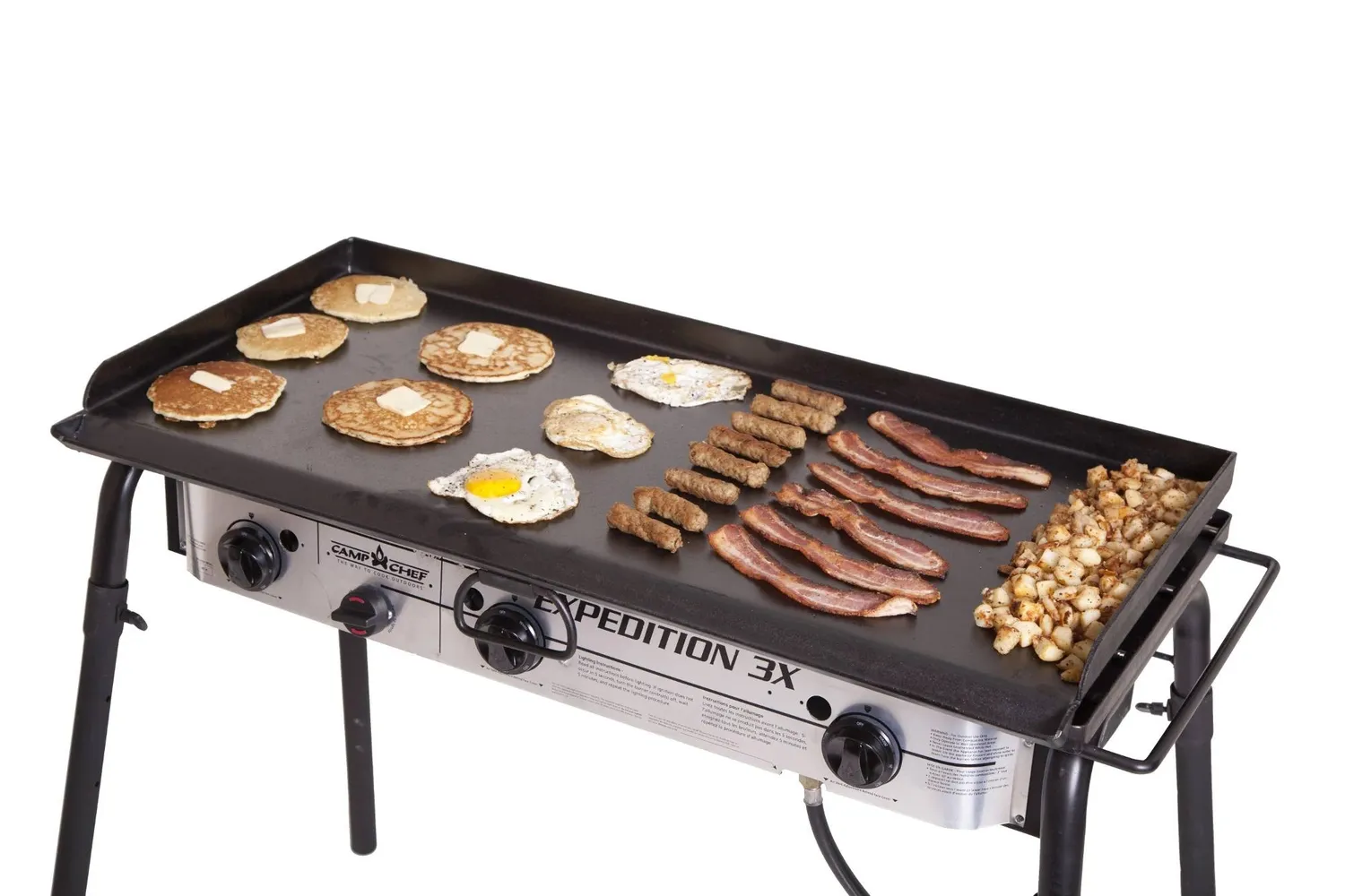 Camp Chef Griddles 16 stekeplate 3 brennere forhåndsinnbrent