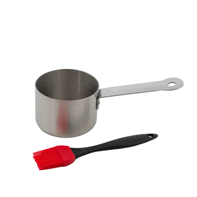 Barbecook sausgryte med pensel 23 x 7,5 x 10,5 cm rustfritt stål