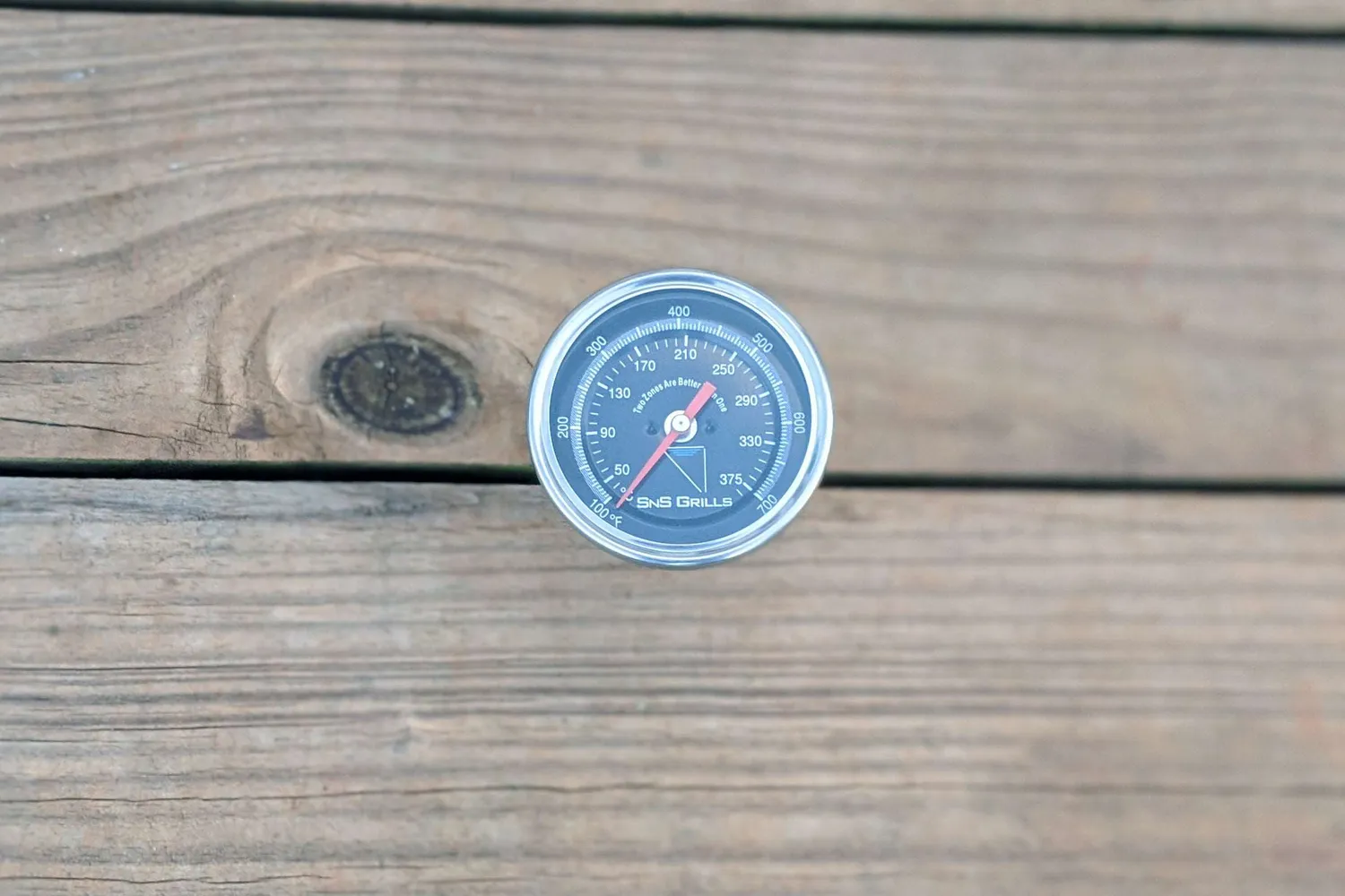 SnS Grills Slow 'N Sear Kamado Dome-termometer 3 tommer