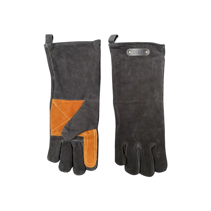 Kasai Suede BBQ Gloves grillhansker semsket skinn 240 °C