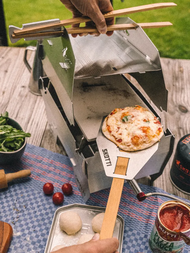 SKOTTI Camping Bundle utekjøkkenpakke med grill og tilbehør