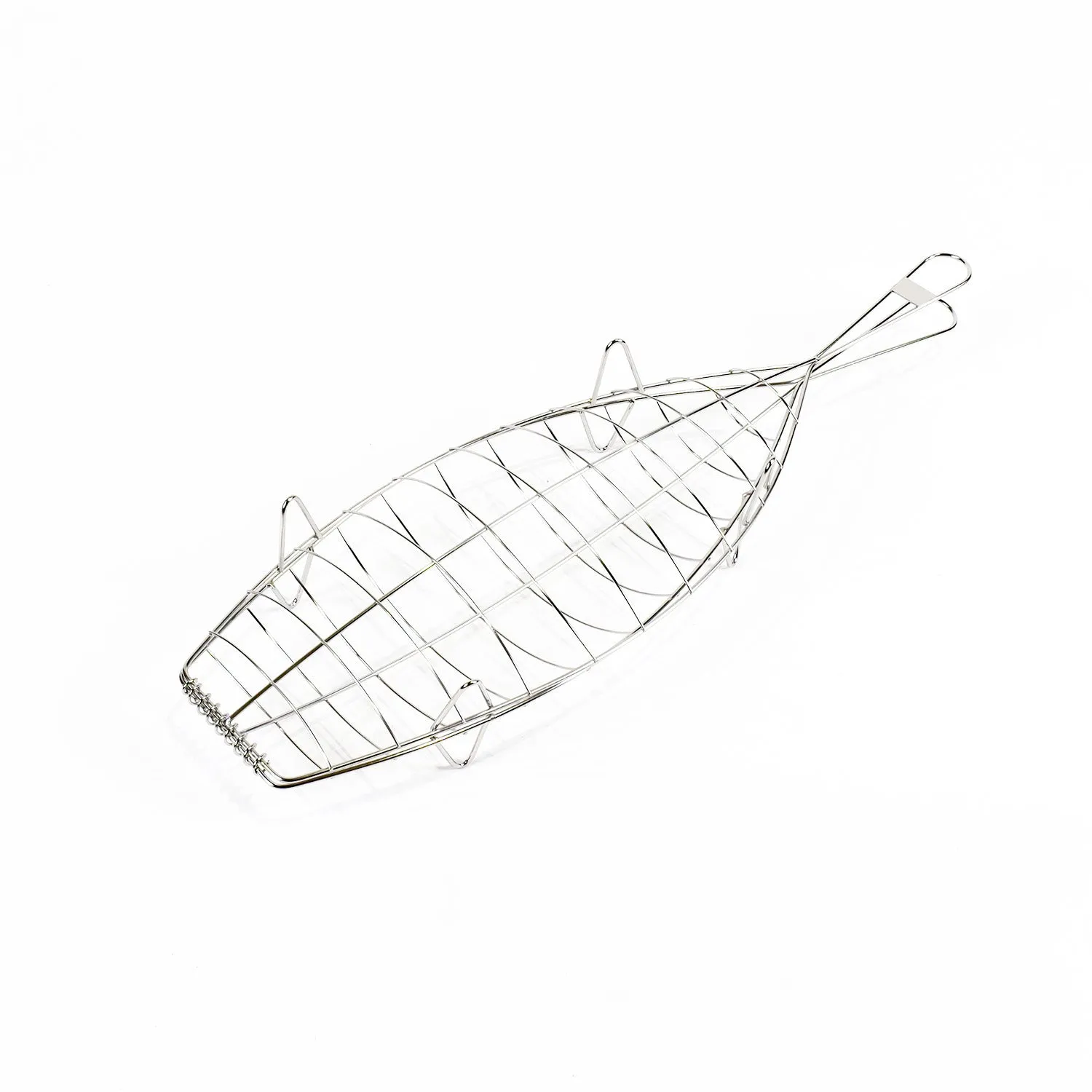 Kasai Stainless Steel Fish Grilling Basket fiskekurv 42 x 16 cm rustfritt stål