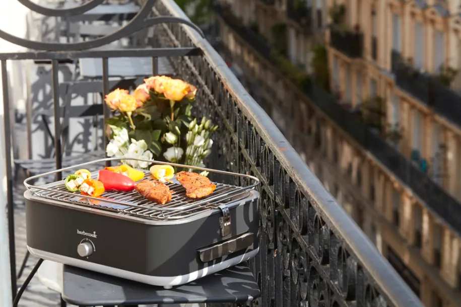 Barbecook E-Carlo elektrisk grill Midnight Grey