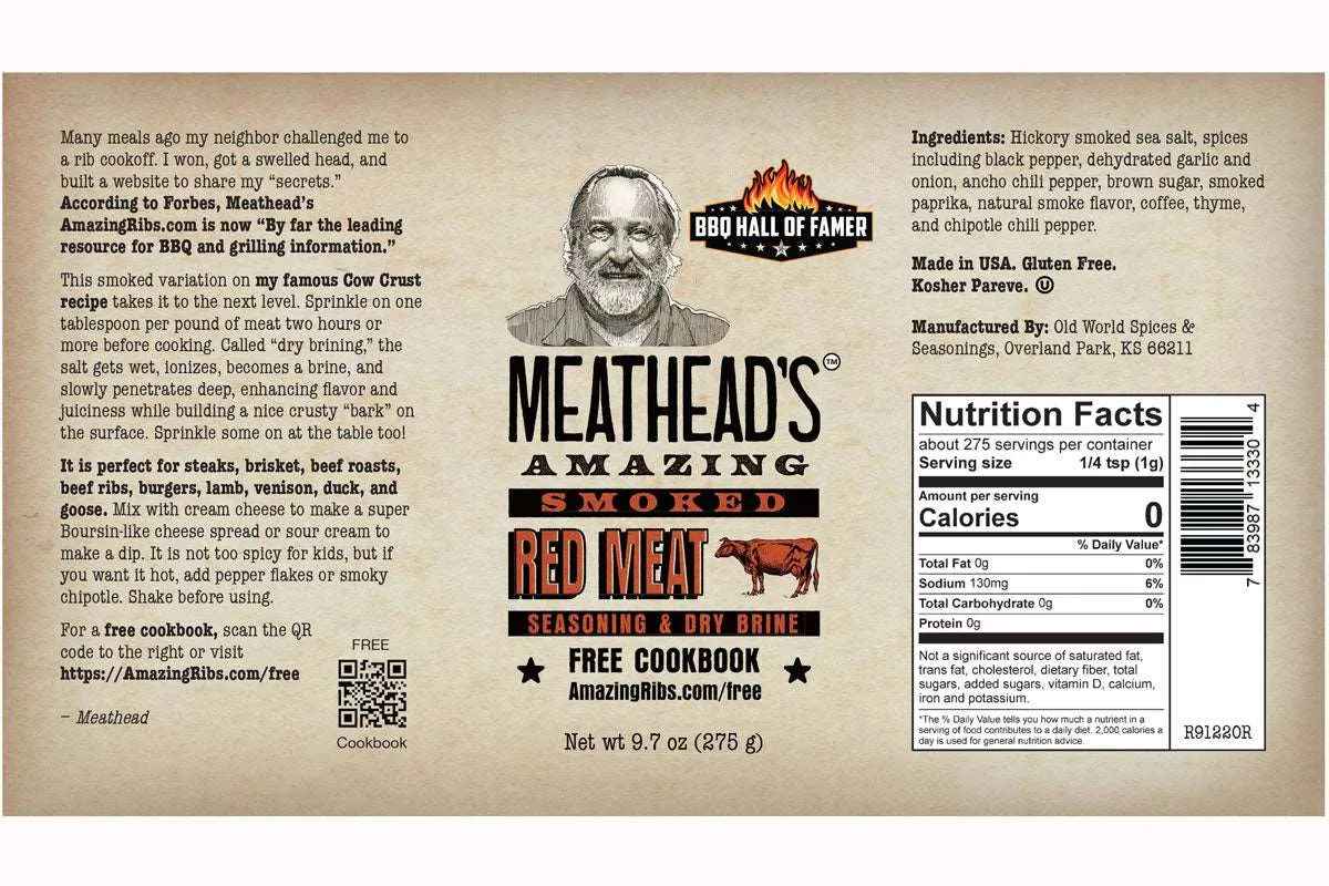 SnS Grills "Meathead's Amazing" Smoked Red Meat Seasoning kjøttkrydder