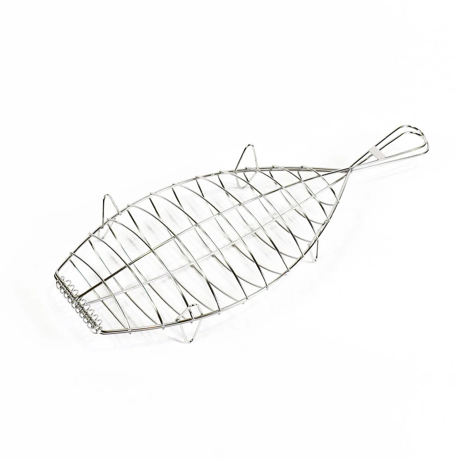 Kasai stor fiskekurv i rustfritt stål 45 x 20 cm