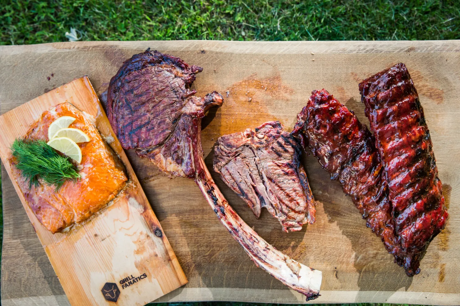 Grill Fanatics BBQ Rookplank røykplanke 30 cm 2 stk sedertre
