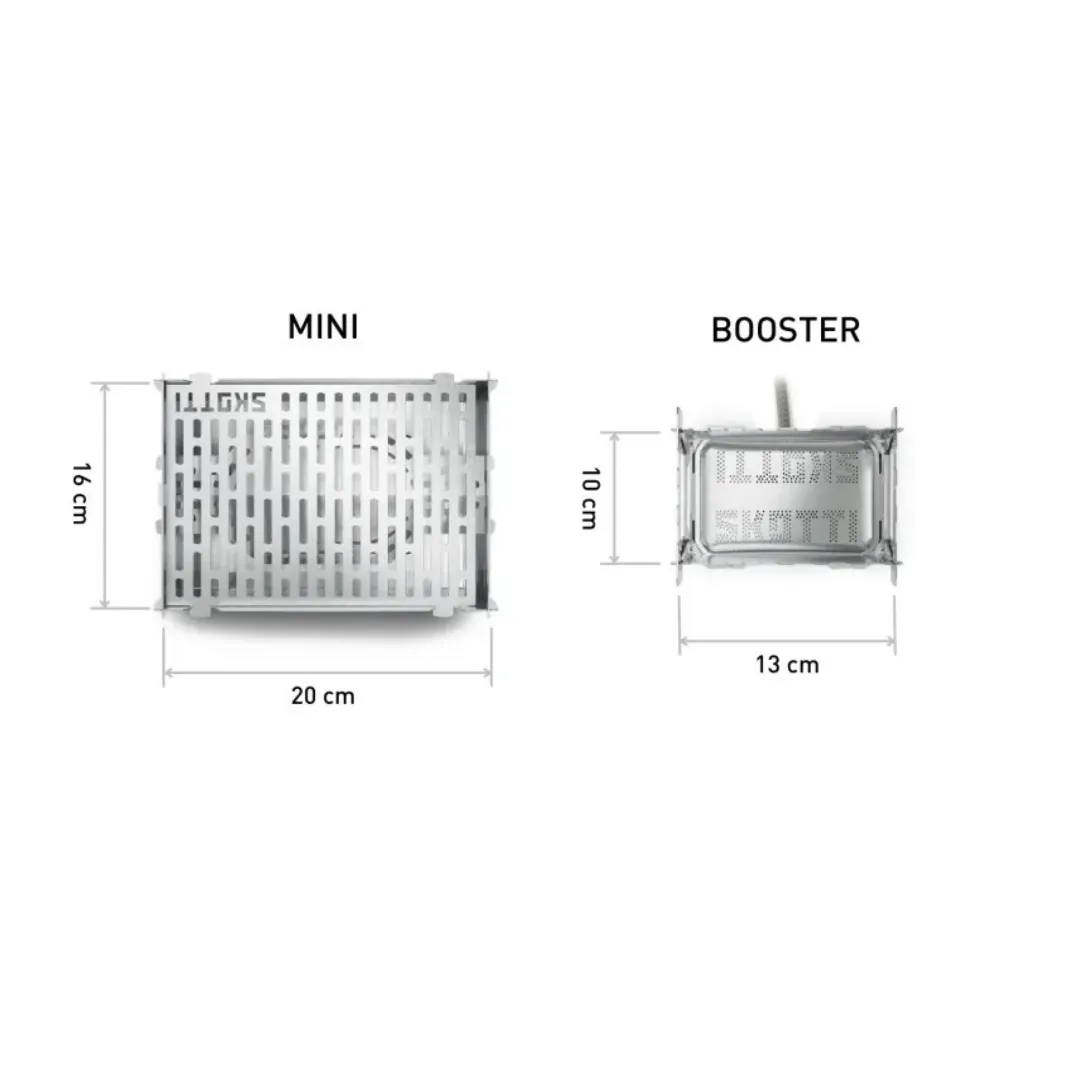 SKOTTI ADVENTURE BUNDLE grillsett Mini og Booster