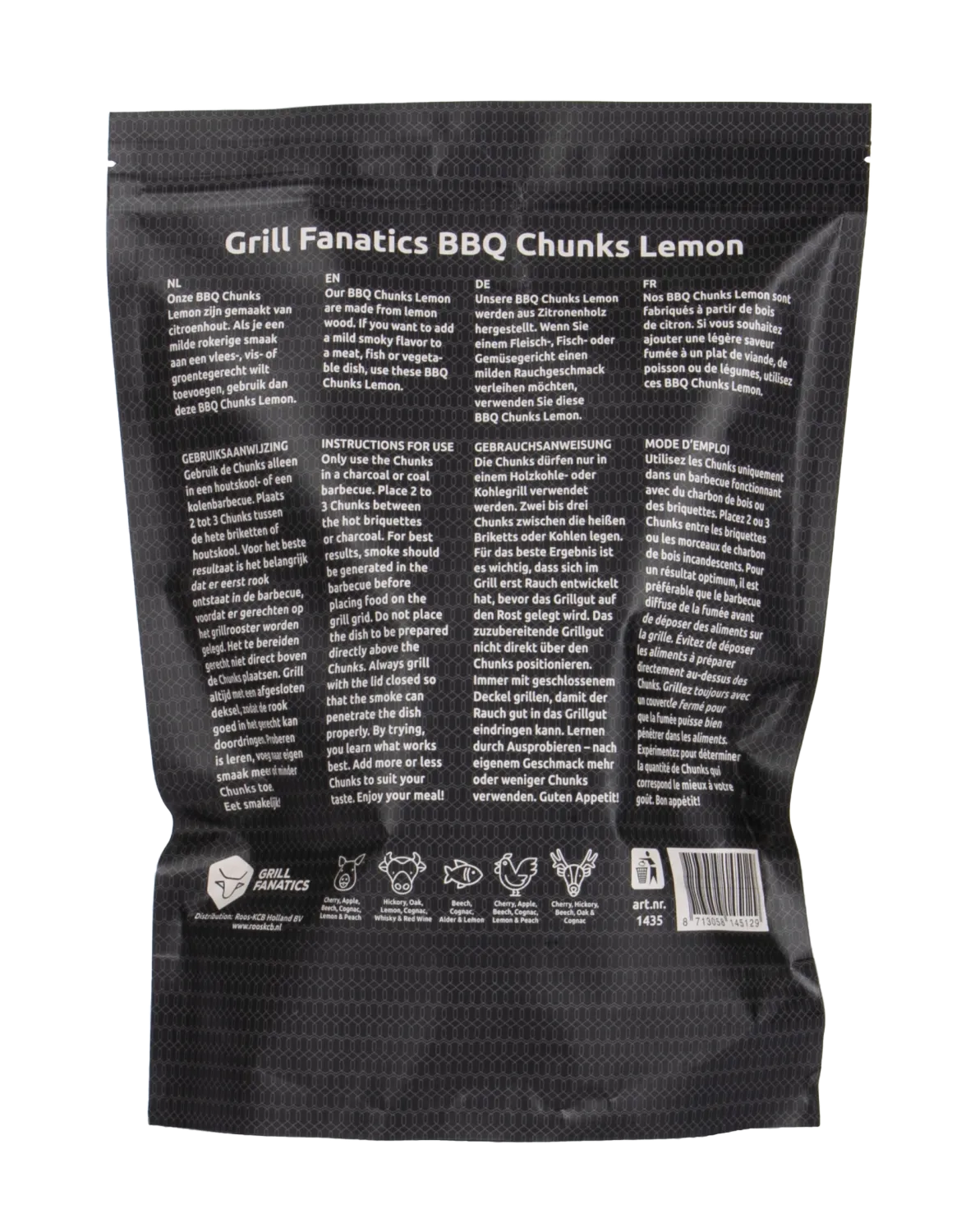 Grill Fanatics BBQ Chunks sitron – mild sitrus