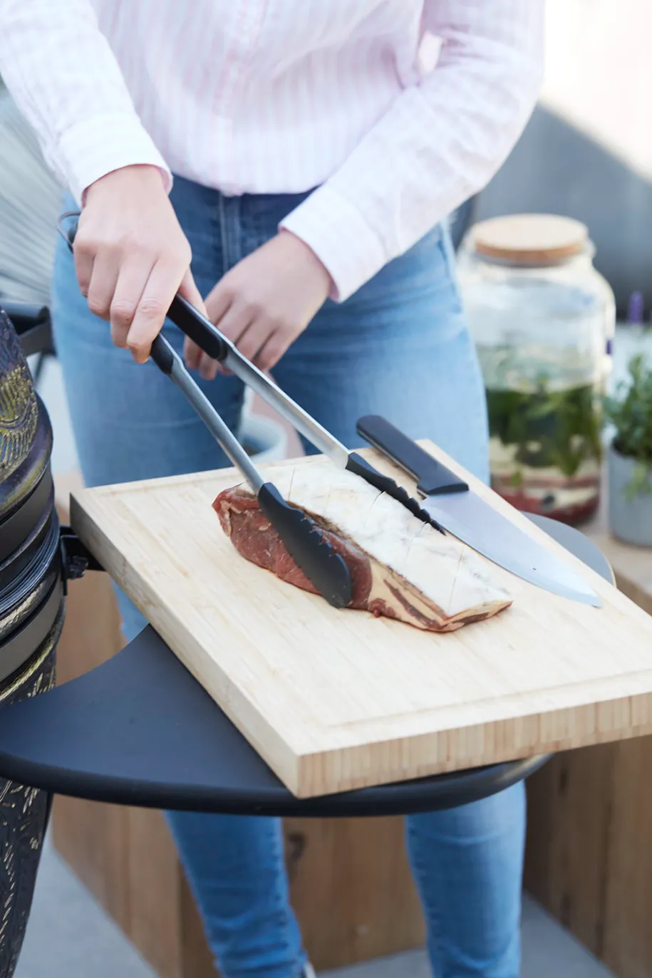 Barbecook Olivia grilltang nylon og rustfritt stål