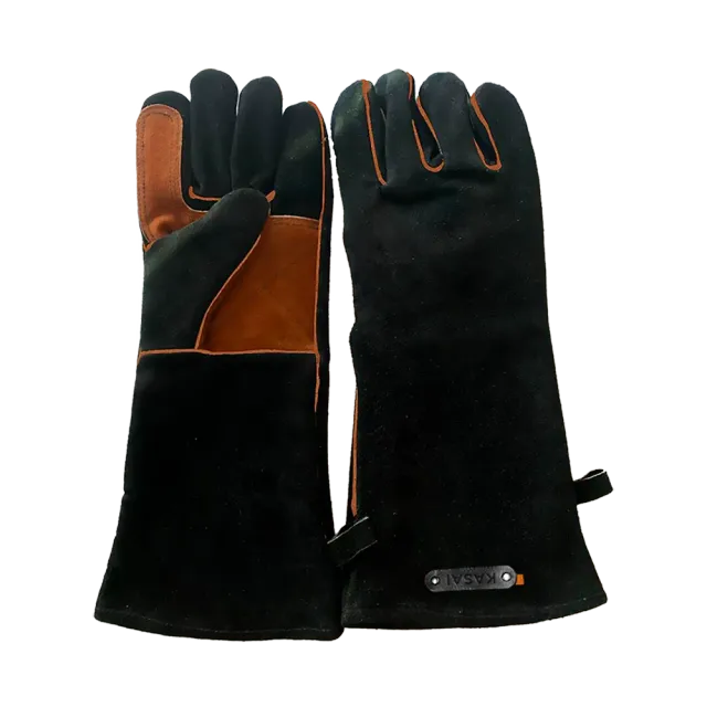 Kasai Suede BBQ Gloves grillhansker semsket skinn 240 °C