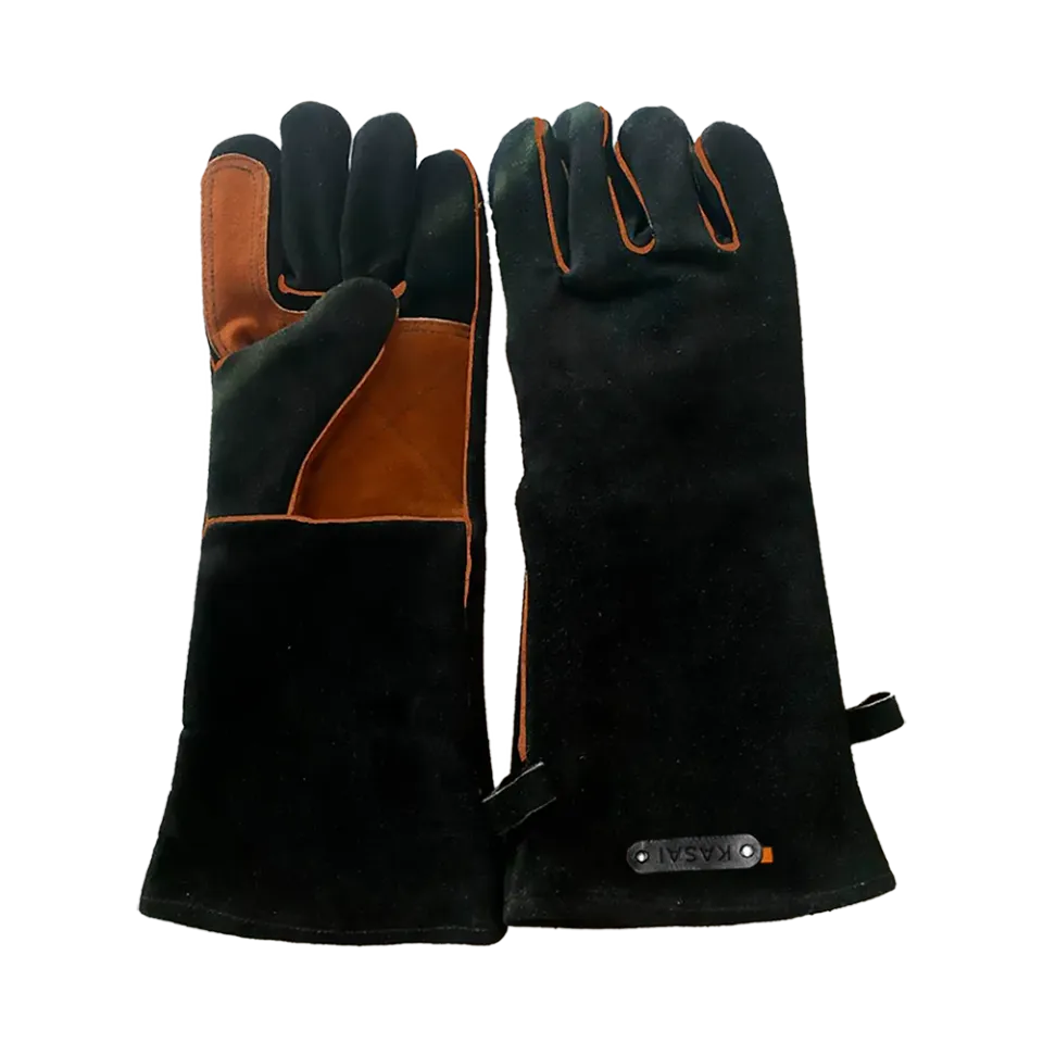 Kasai Suede BBQ Gloves grillhansker semsket skinn 240 °C