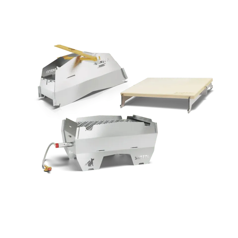 SKOTTI PIZZA BUNDLE pizzapakke med pizzastein