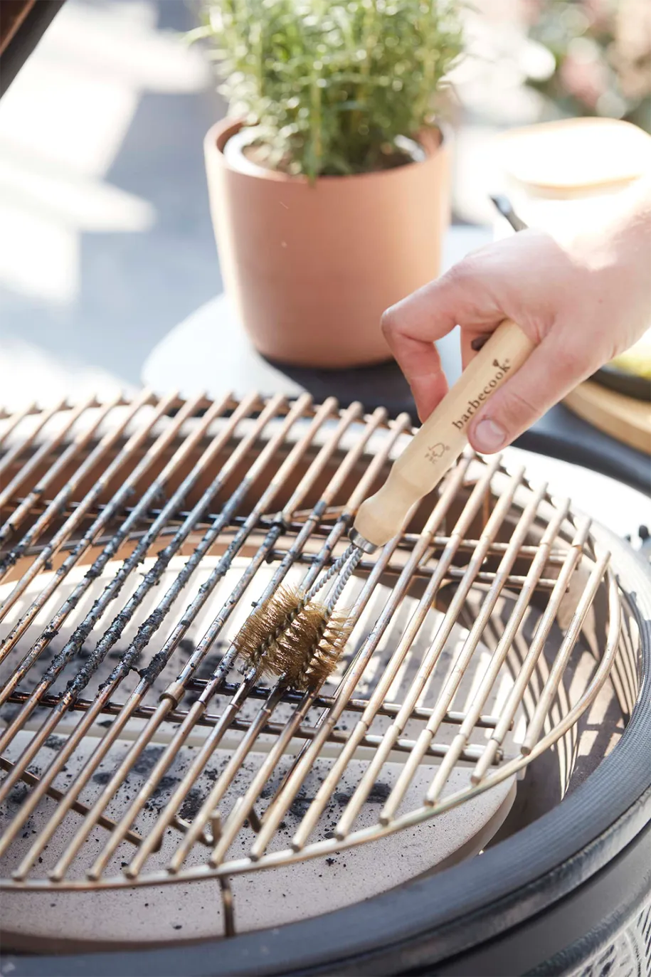 Barbecook Two-headed grill brush grillbørste FSC