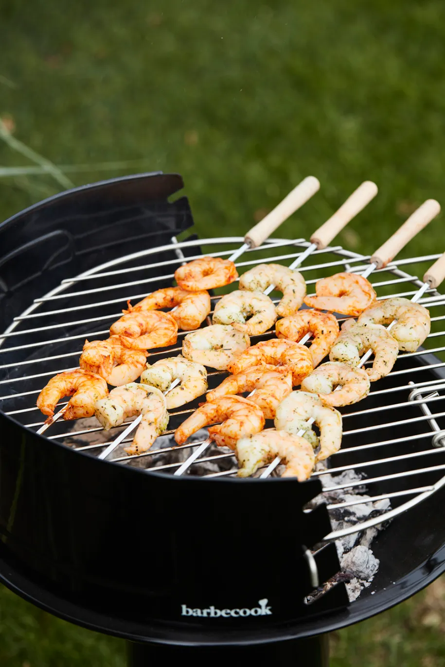 Barbecook grillspyd i FSC-tre, 4 stk.