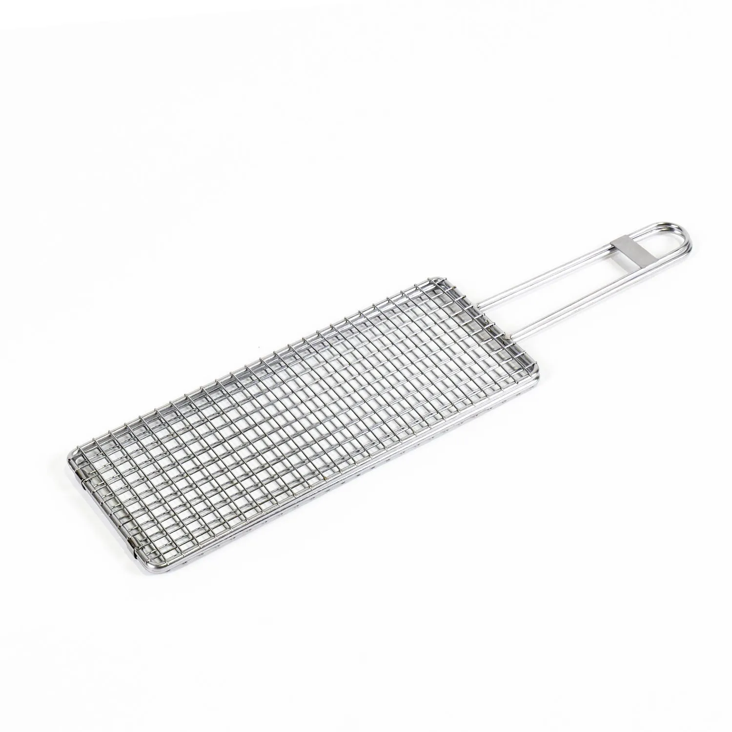 Kasai Stainless Steel Double Grilling Basket grillkurv 30 x 12 x 1 cm rustfritt stål