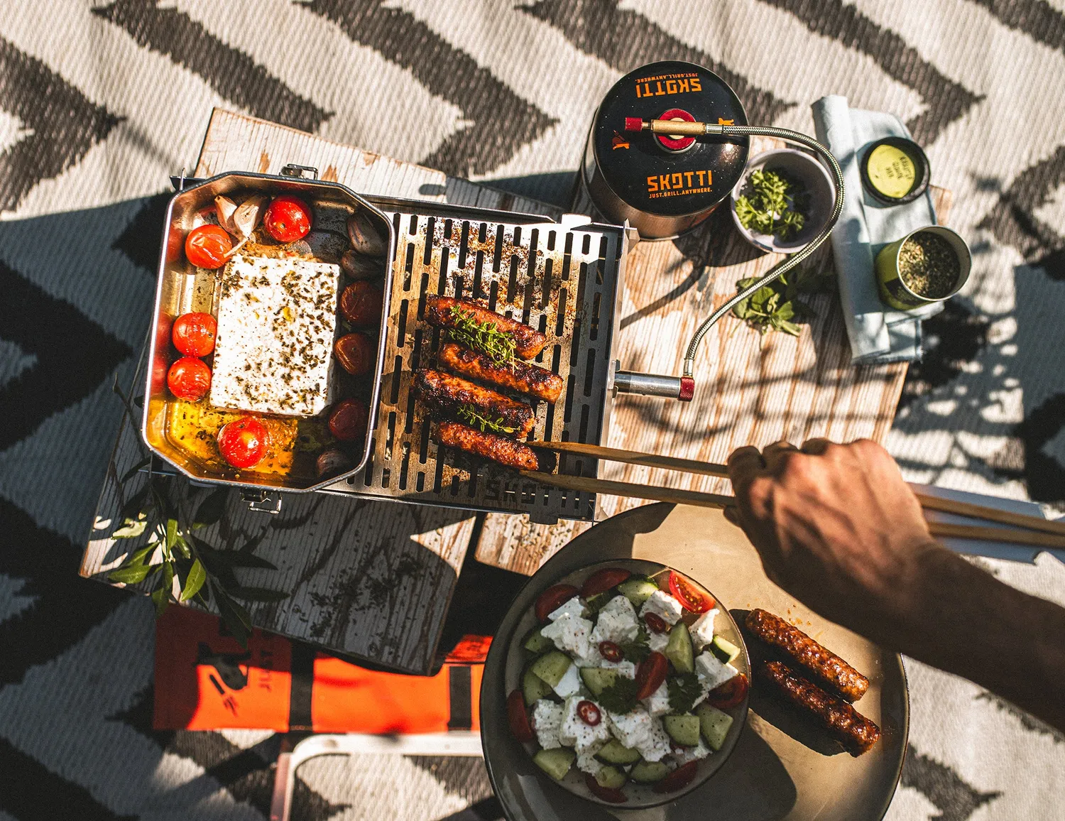 SKOTTI COOKING BUNDLE grillpakke med bokser 1 og 2,5 liter