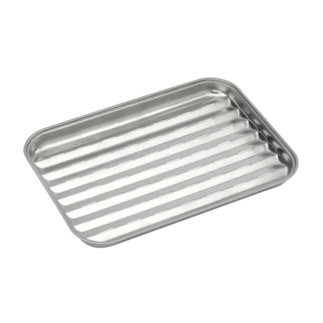 Barbecook gjenbrukbar grillpanne i rustfritt stål