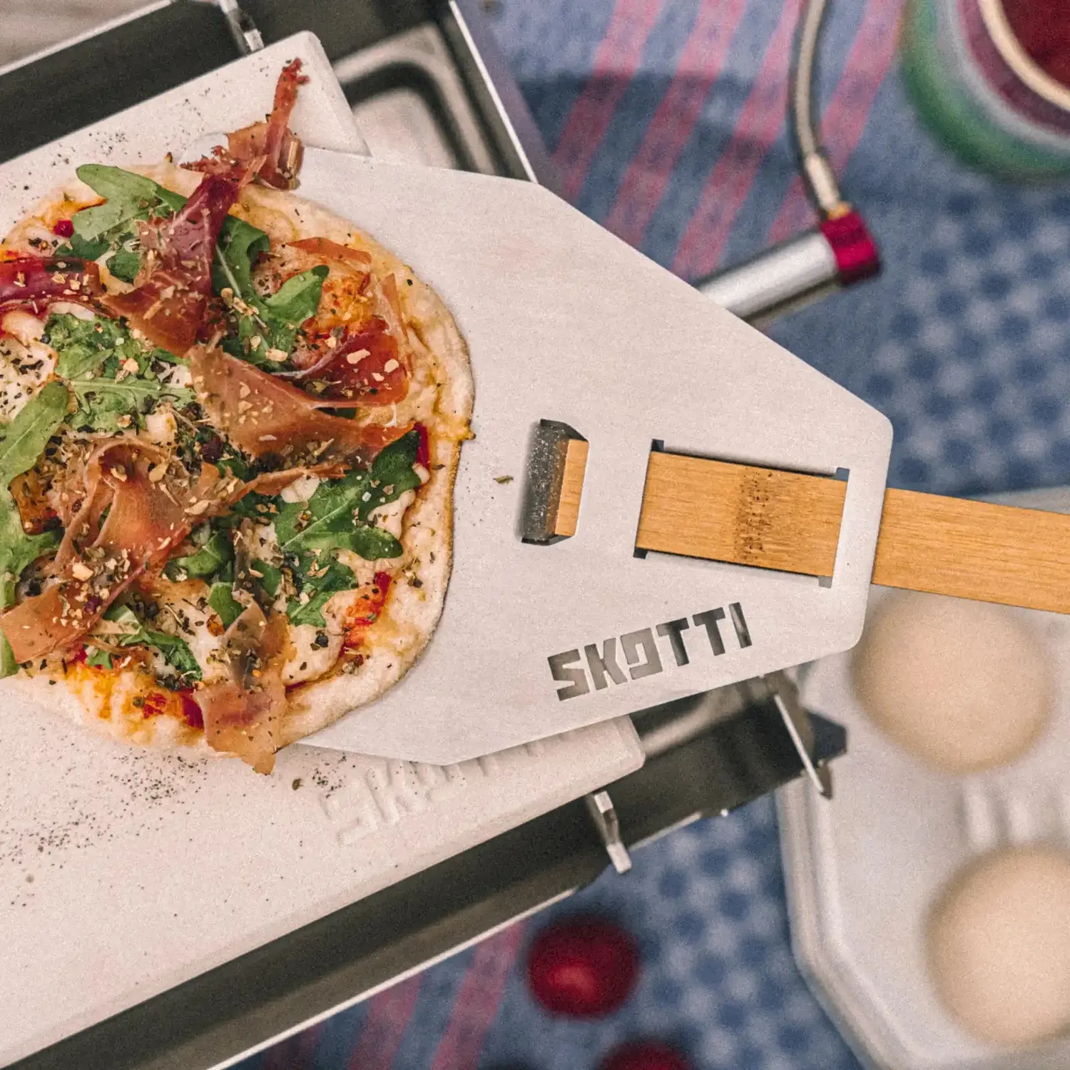 SKOTTI STONE pizzastein i kordieritt til grill