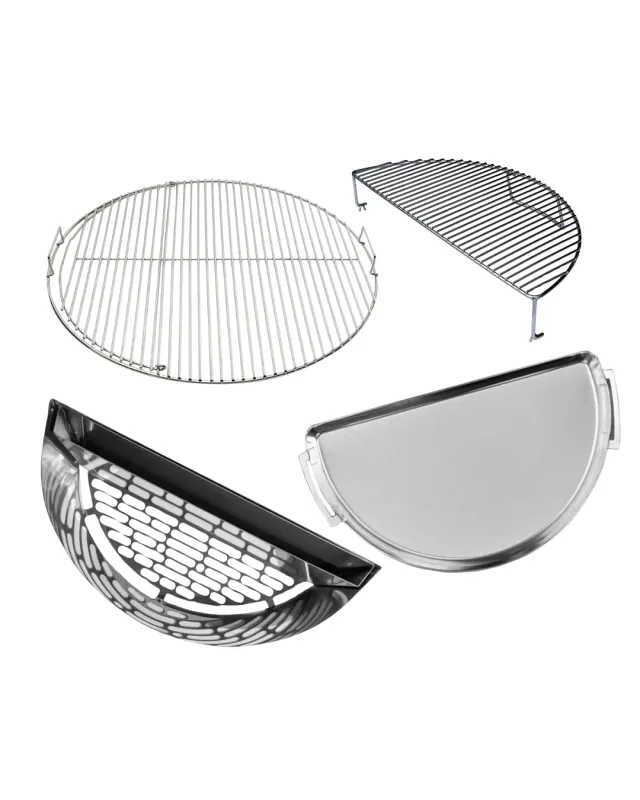 SnS Grills Slow 'N Sear Deluxe Platinum Bundle grilltilbehør 22 tommer