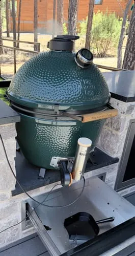 SMOKAI Classic Kamado-adapter for 1L røykenerator, rustfritt stål