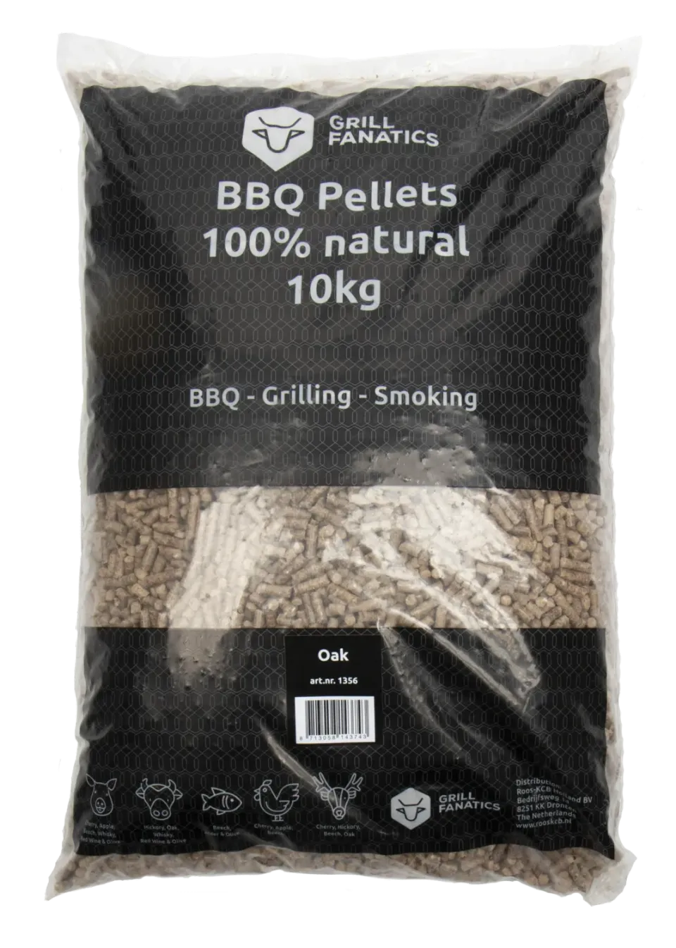 Grill Fanatics BBQ Pellets Eik pellets