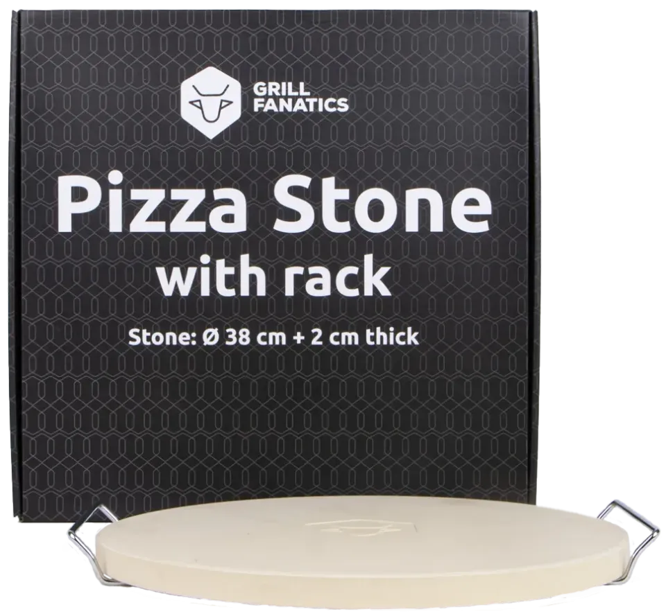Grill Fanatics Pizzastein 38 cm til grill og kamado cordieritt