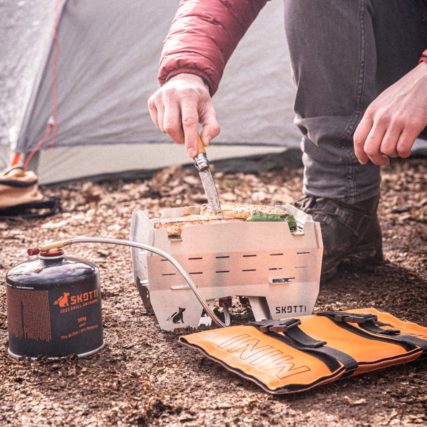 SKOTTI ADVENTURE BUNDLE grillsett Mini og Booster