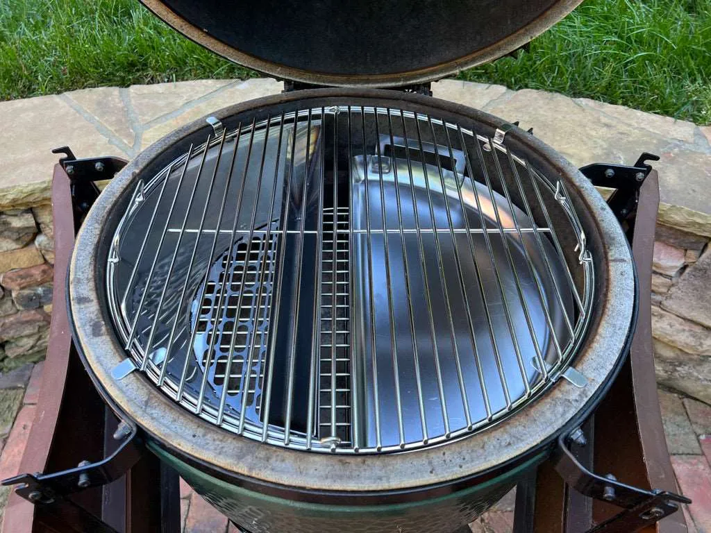 SnS Grills Slow ’N Sear Cooking System for Large Big Green Egg grillinnsats
