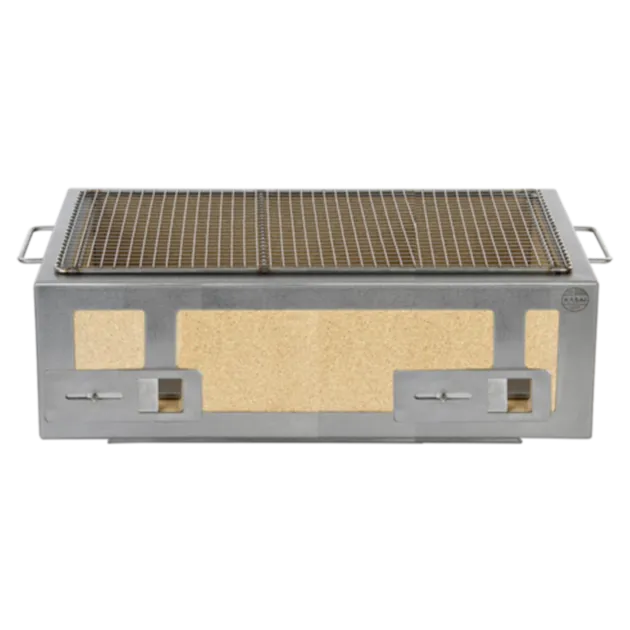 Kasai XL Kasai Konro Grill with Stainless Steel Frame konrogrill 350 x 915 mm