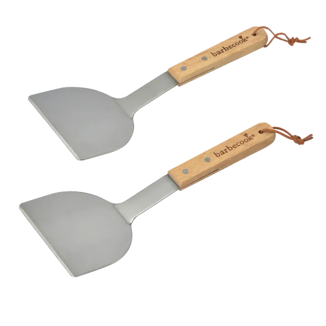 Barbecook plancha stekespader sett med 2 FSC-tre