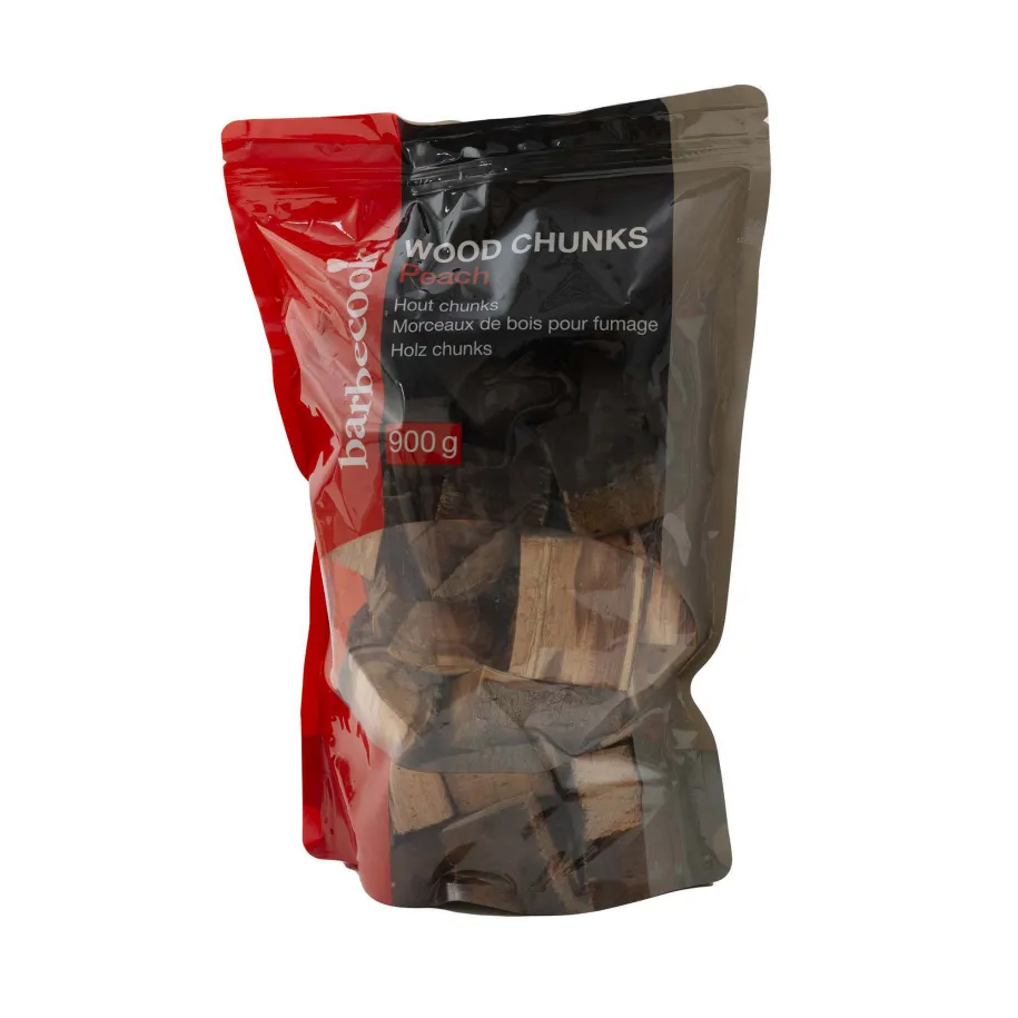 Barbecook Wood Chunks Peach røykved 900 g, ferskentre