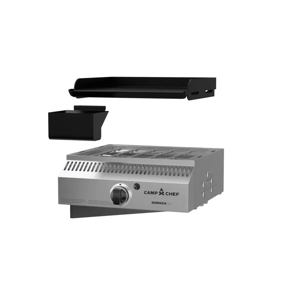 Camp Chef Sidekick Sidekick Sear gassbrenner med BBQ Box